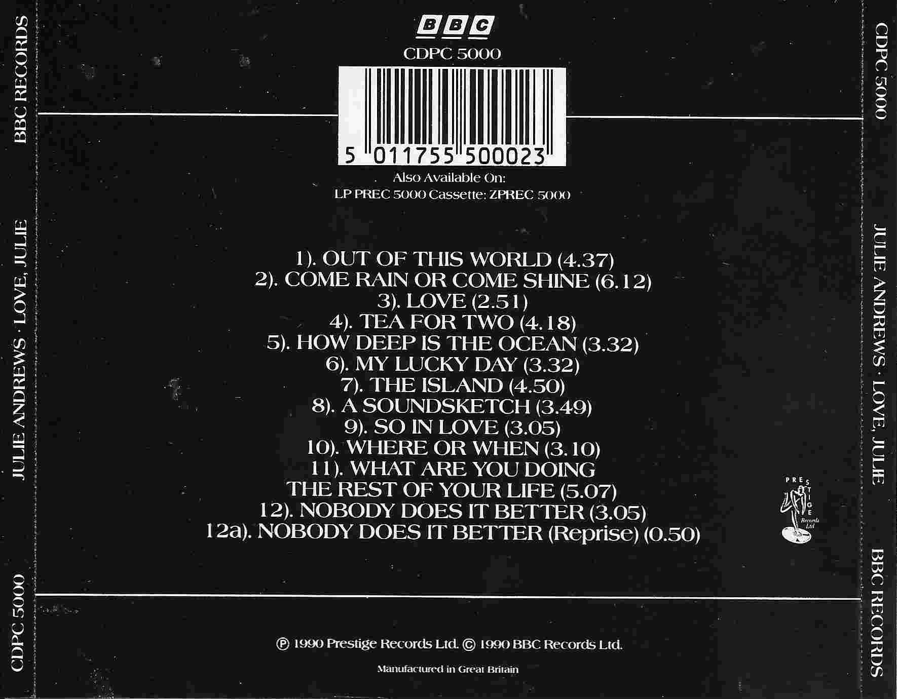 Back cover of CDPC 5000